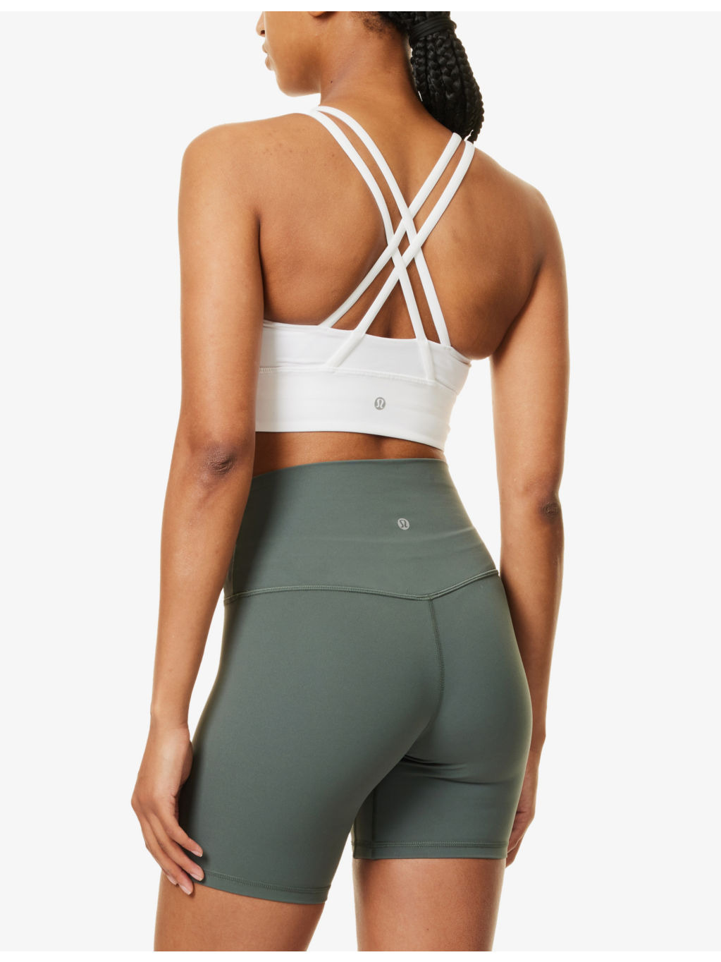 Energy Longline Cross-Back Stretch-Woven Bra - 4