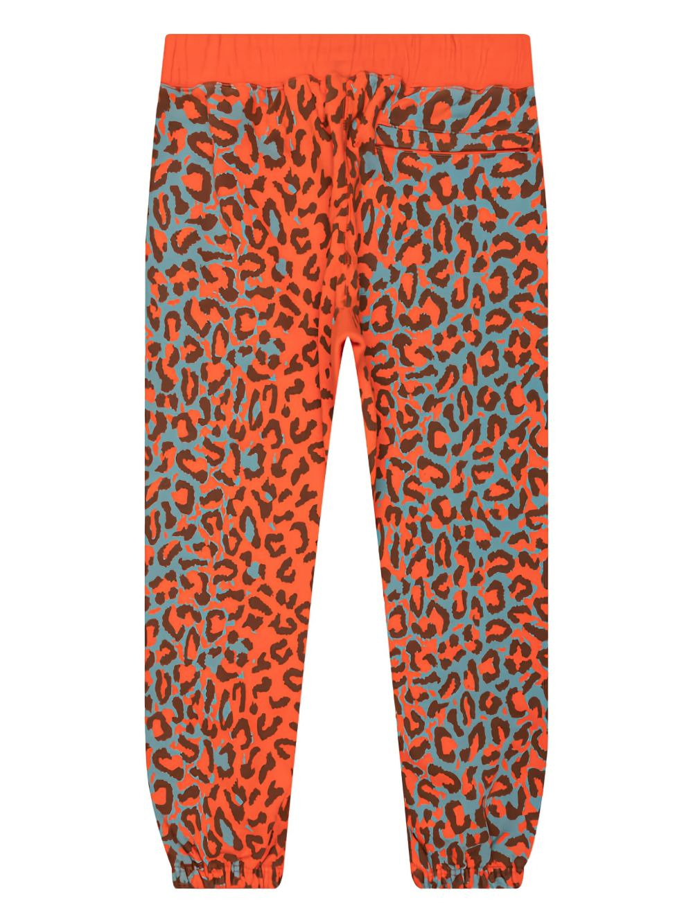 leopard-print drawstring track pants - 2
