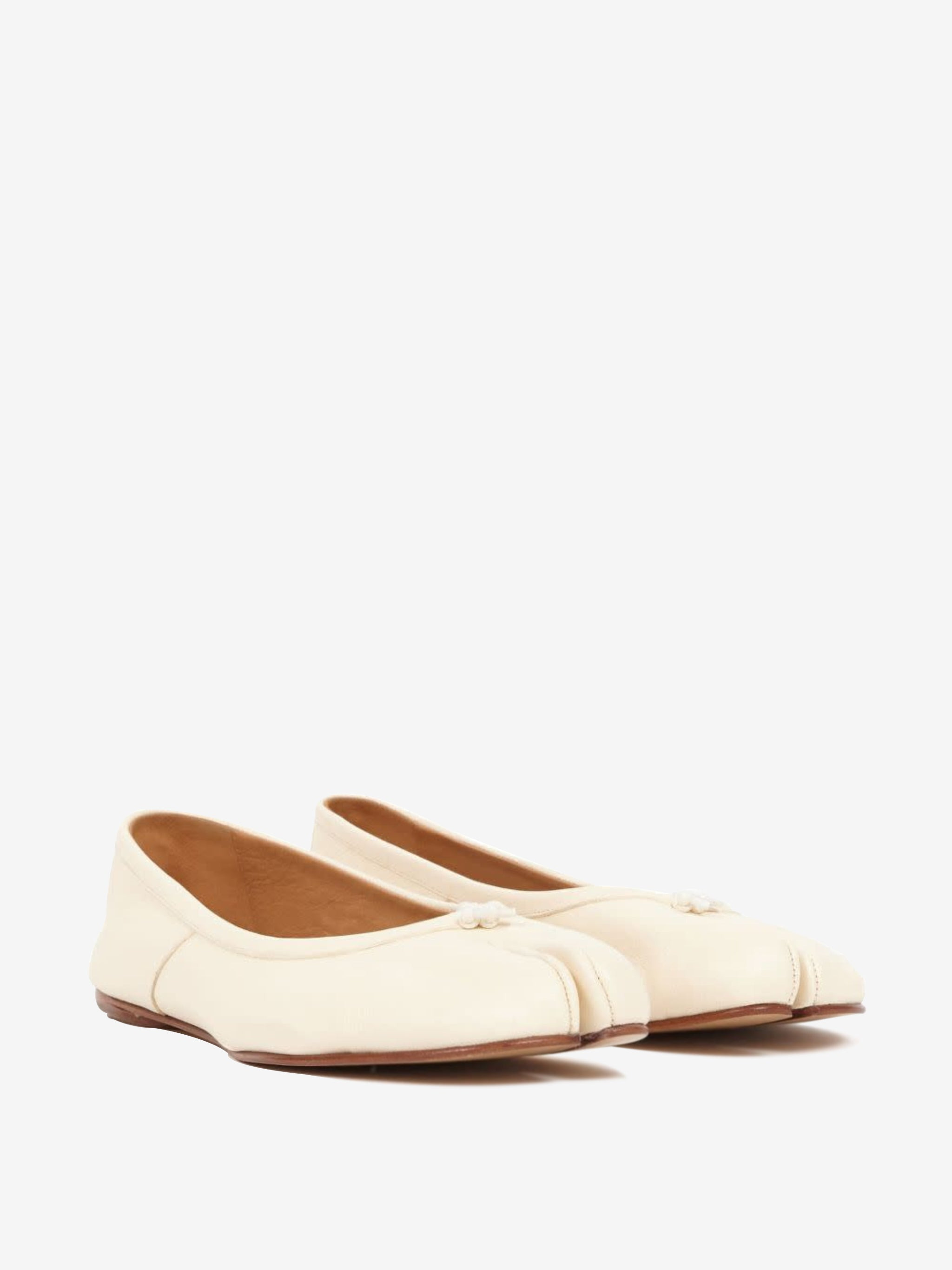 MAISON MARGIELA - Women Calfskin Tabi Ballet Flats - 2