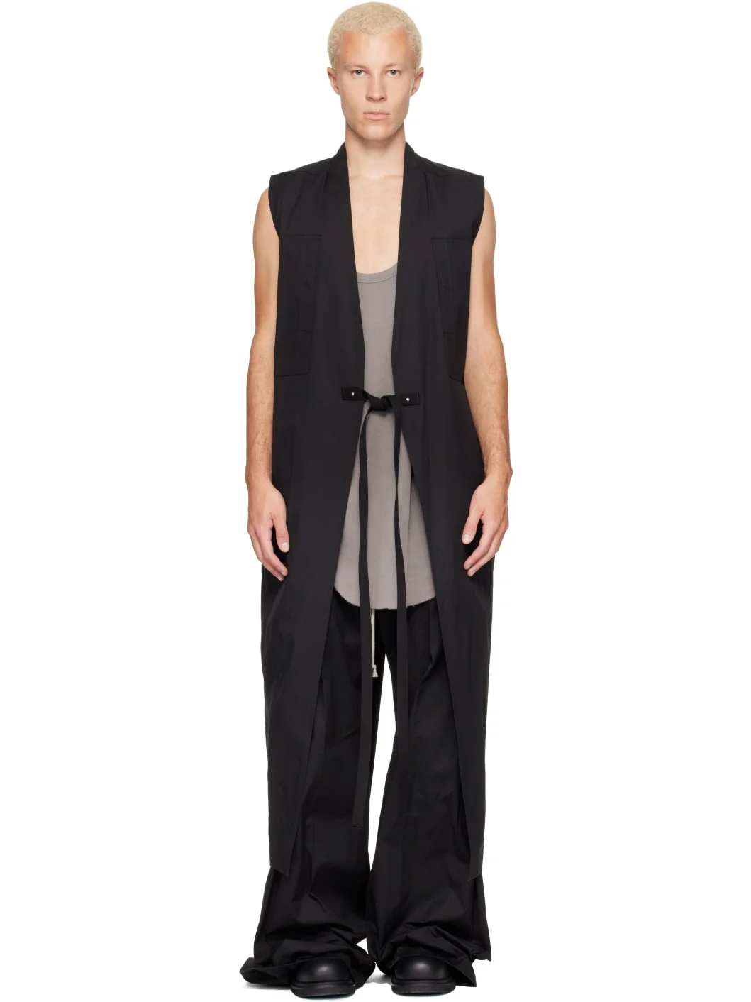 Black Tower Long Lab Vest - 1