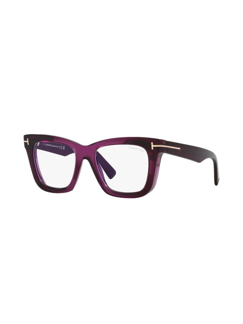 TOM FORD Blue Block square-frame glasses outlook