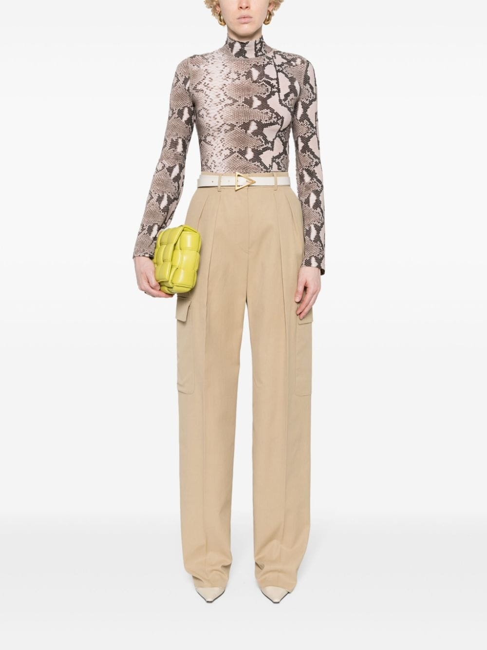pleat-detail trousers - 2