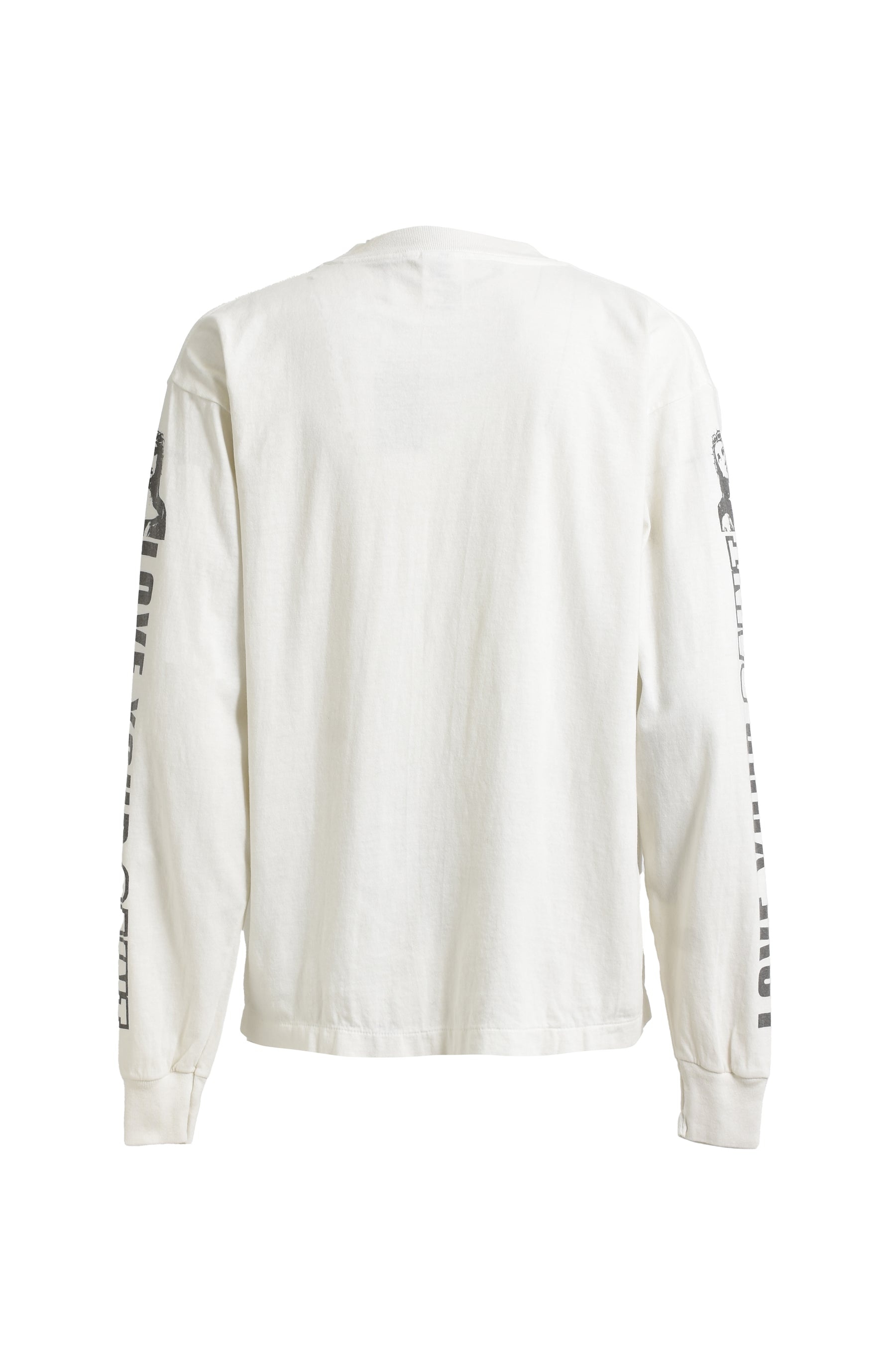 LS TEE/LOVE UR SAINT / WHT - 2