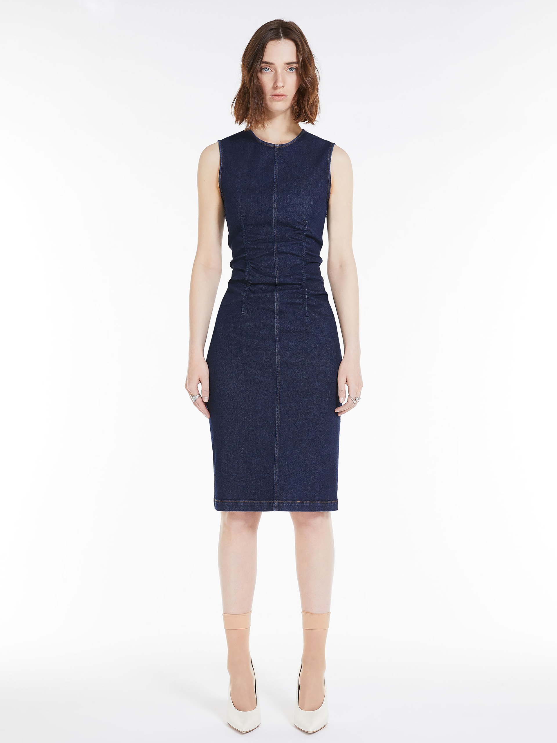 NECTAR Sleeveless denim dress - 3