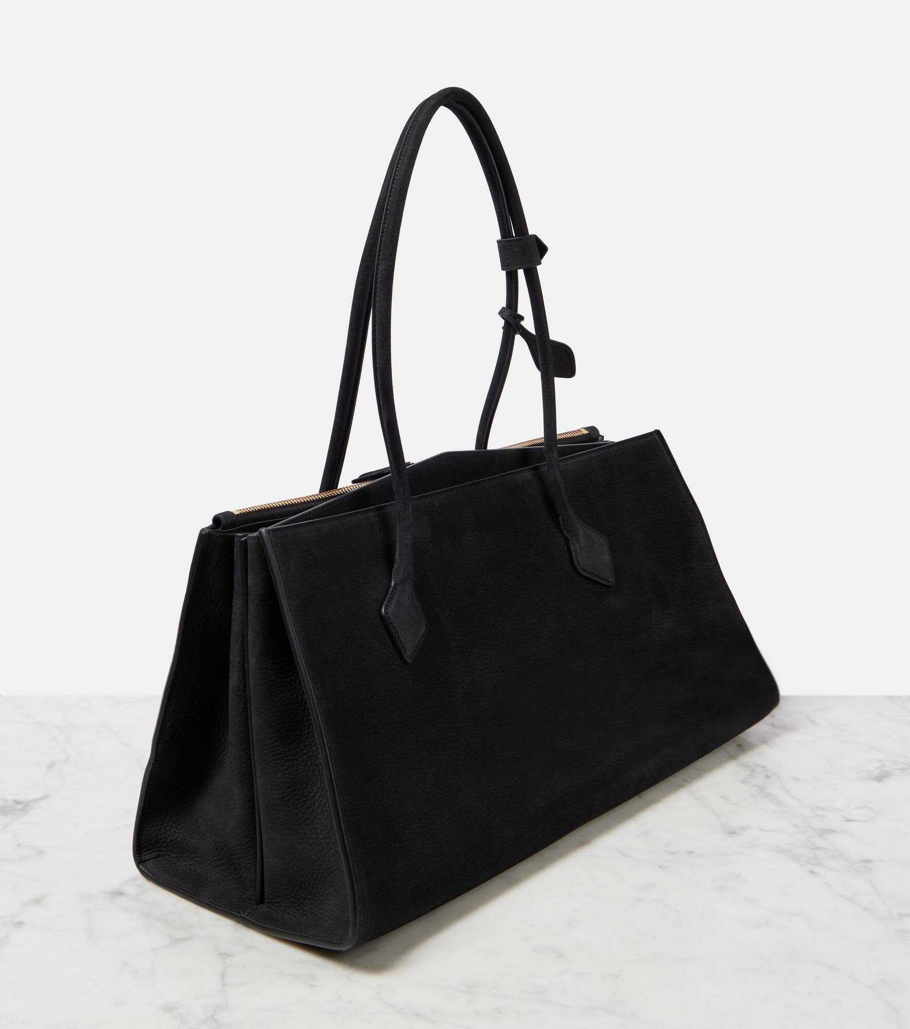 Le Teckel suede tote bag - 4
