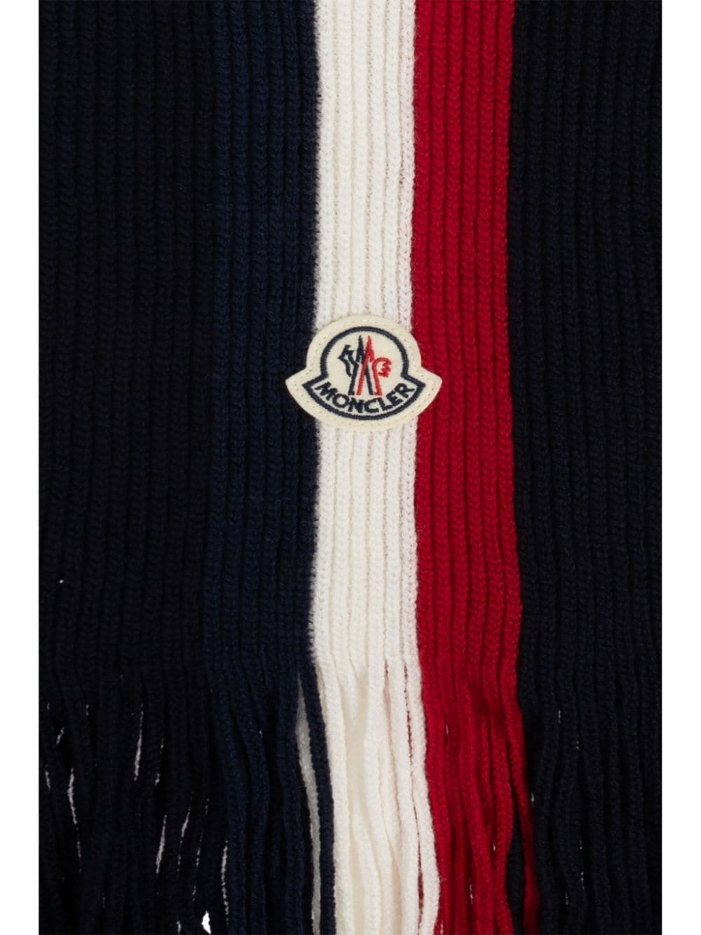logo-patch scarf - 4