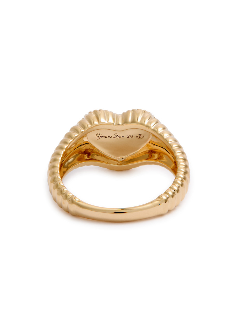 Yvonne Leon Baby Chevalière Cour Berlingot 9kt Gold Pinky Ring - 4
