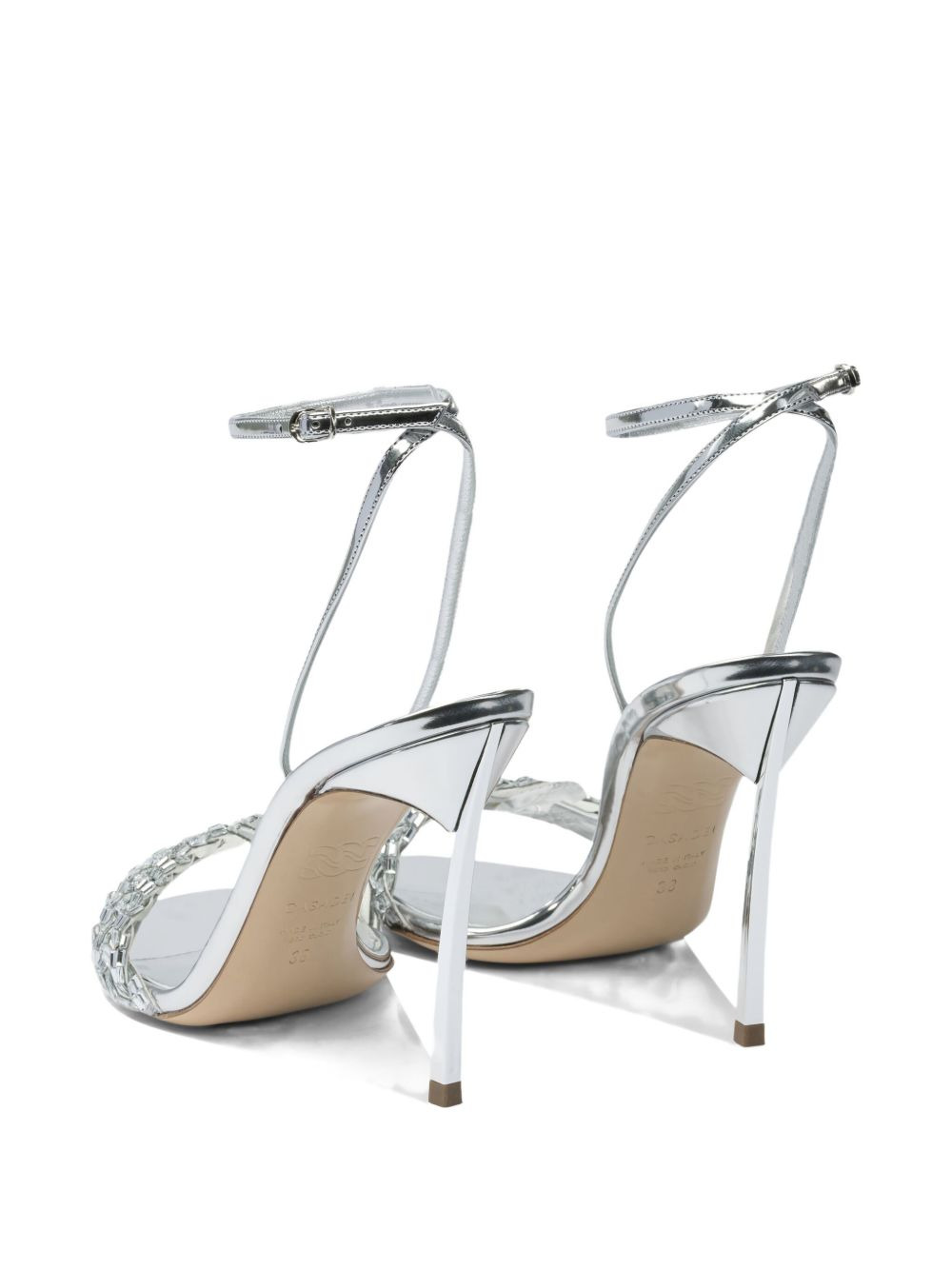 100mm Interstellar crystal-embellished sandals - 2