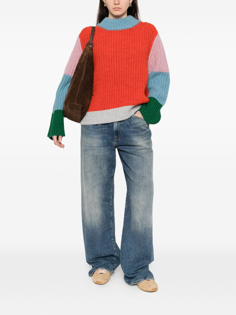 ESSENTIEL ANTWERP colour-block sweater outlook
