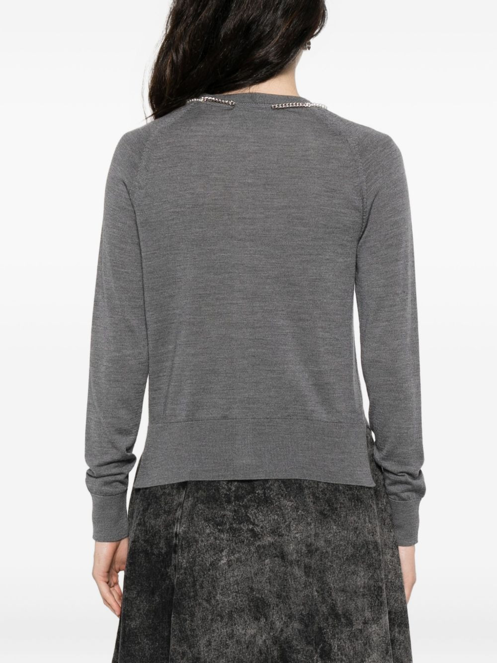 merino wool cardigan - 4