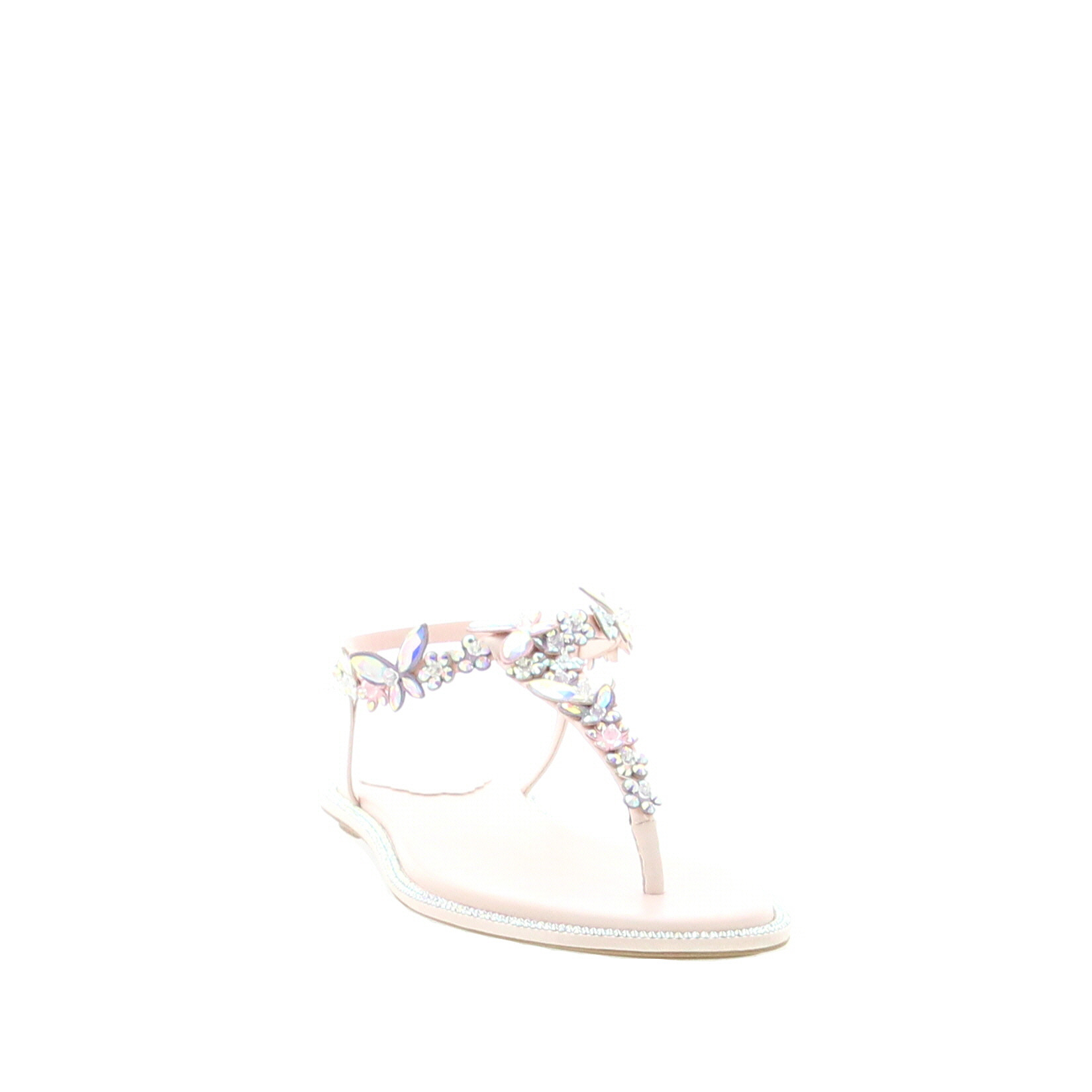Rene Caovilla – Eden Flat Sandal – Light Pink - 2