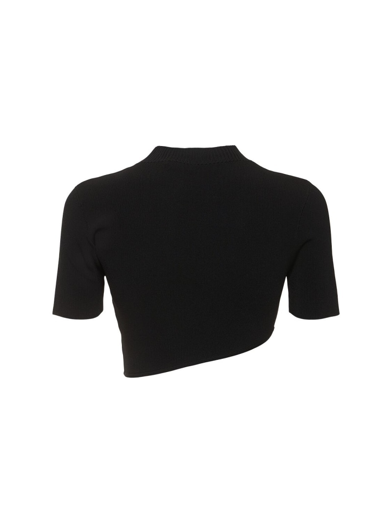 Maparadita ribbed viscose crop top - 3