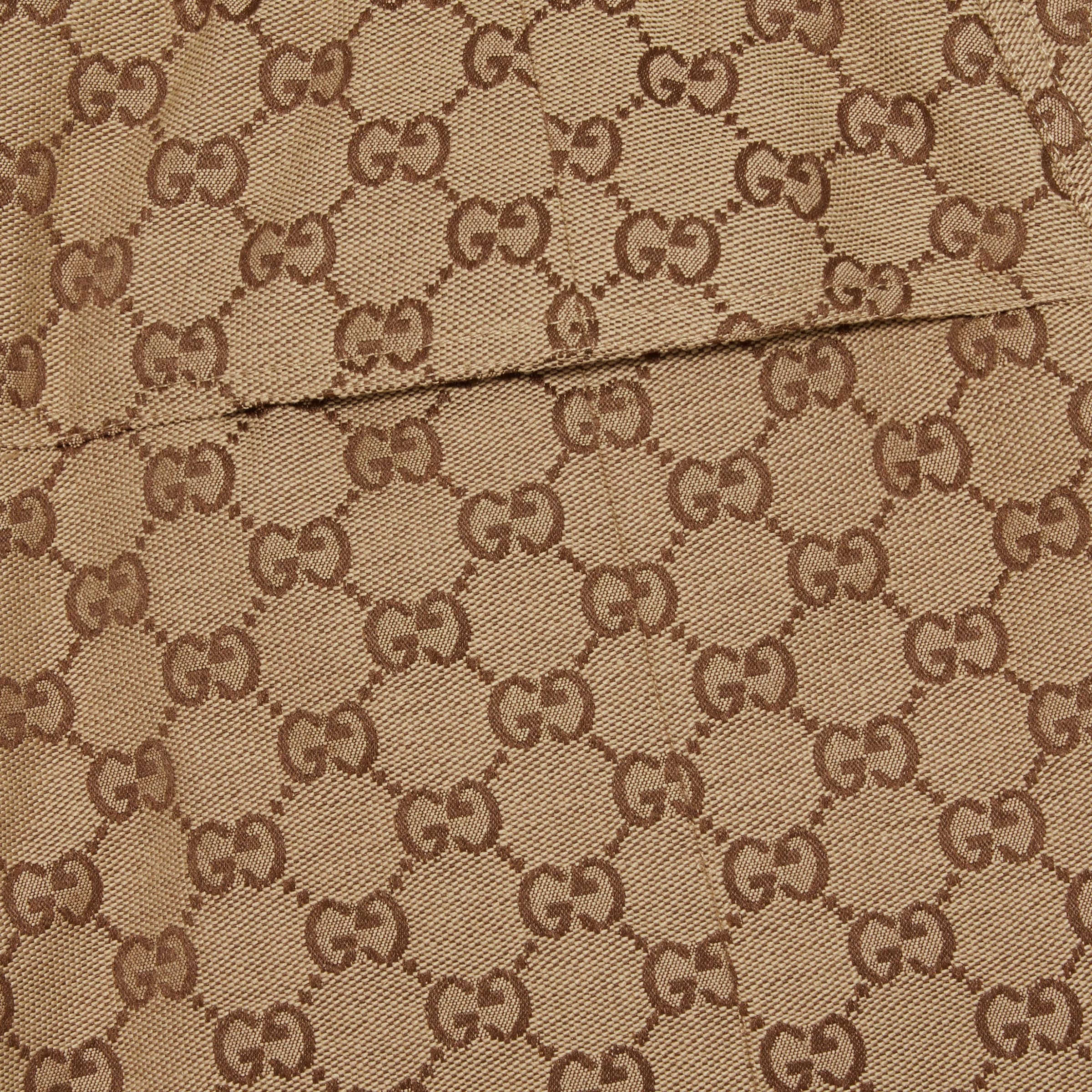 GG cotton canvas pant - 4