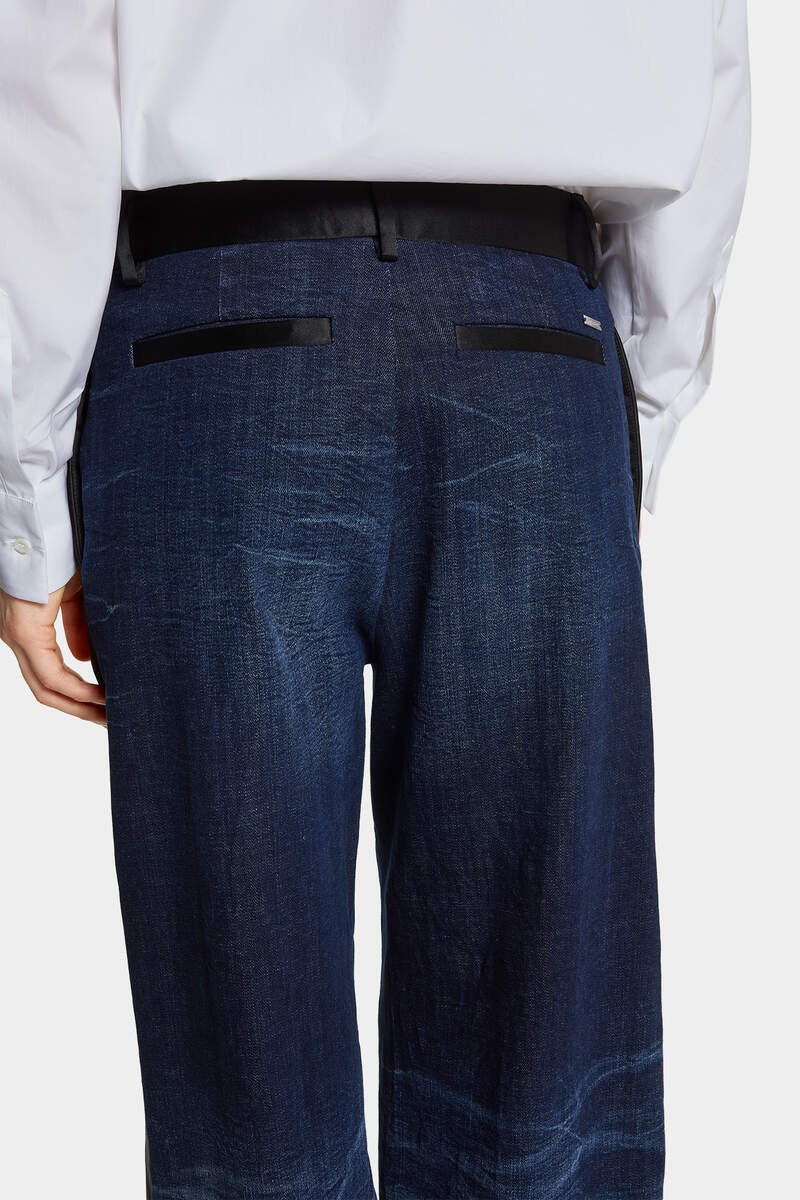 DARK RIPPED TUXEDO PANT - 6