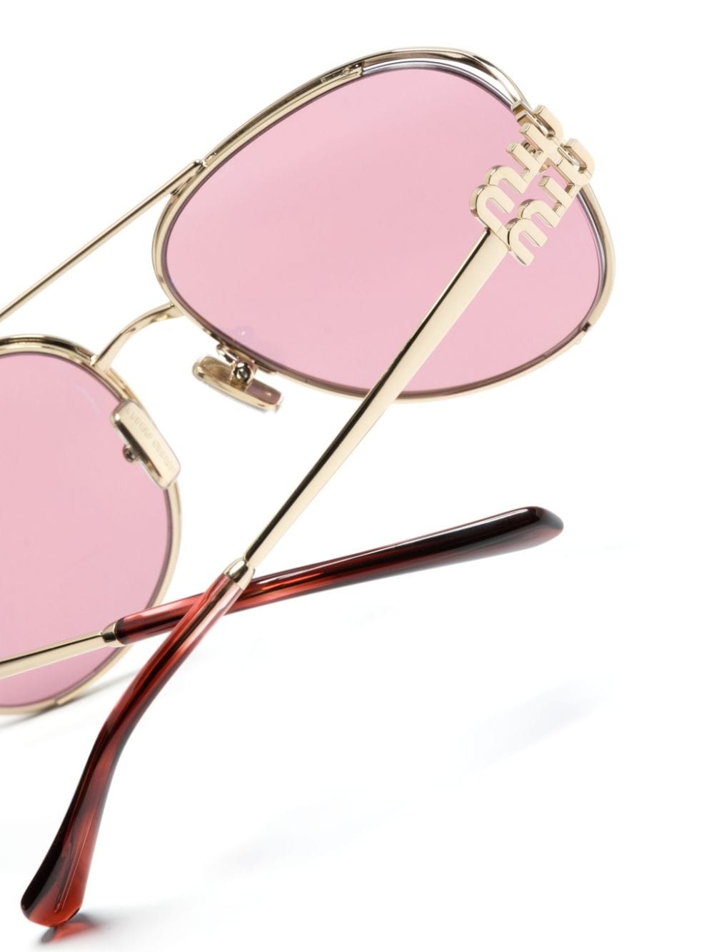 pilot-frame sunglasses - 3