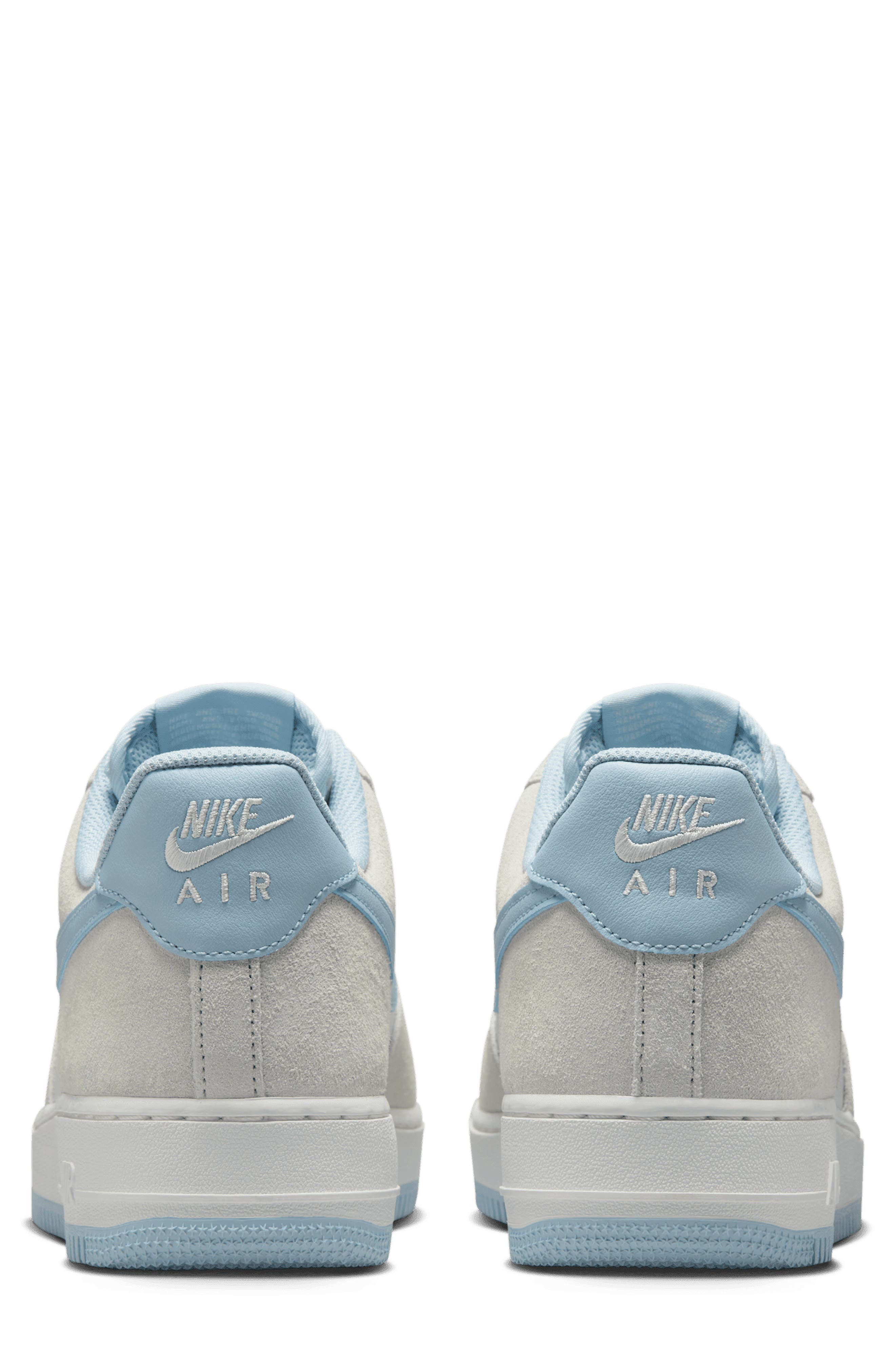 Nike Air Force 1 '07 Sneaker in Light Bone/Light Armory Blue at Nordstrom - 5