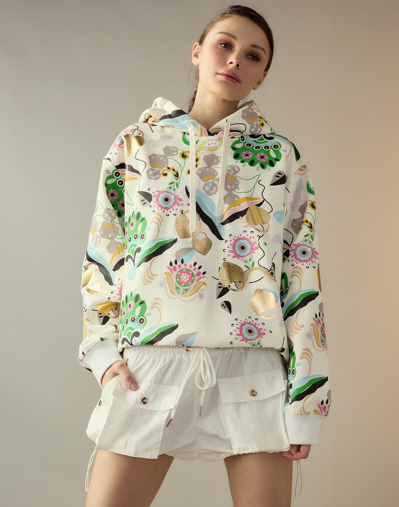 CYNTHIA ROWLEY Gilded Garden Sweatshirt outlook