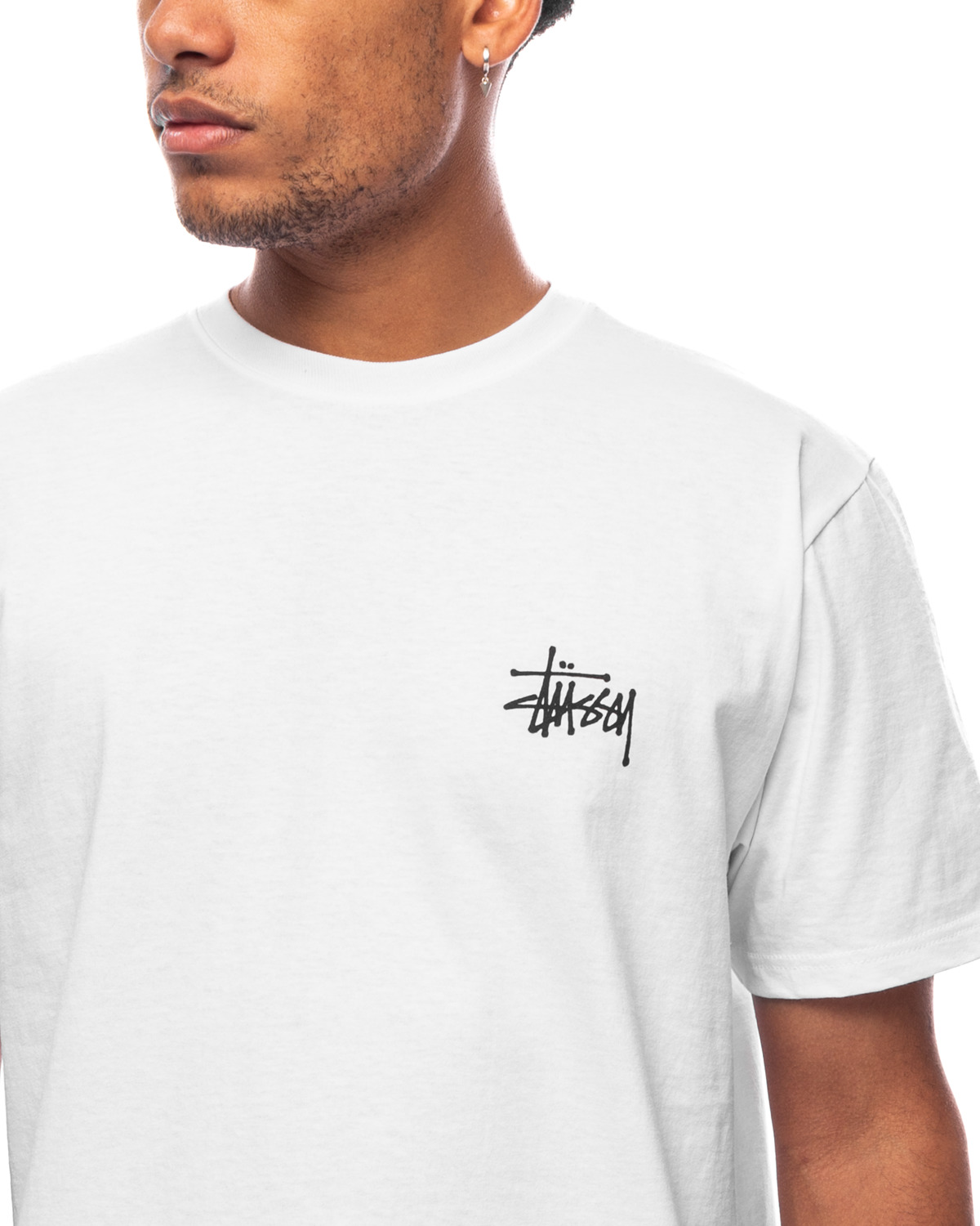 Basic Stussy Tee White - 4