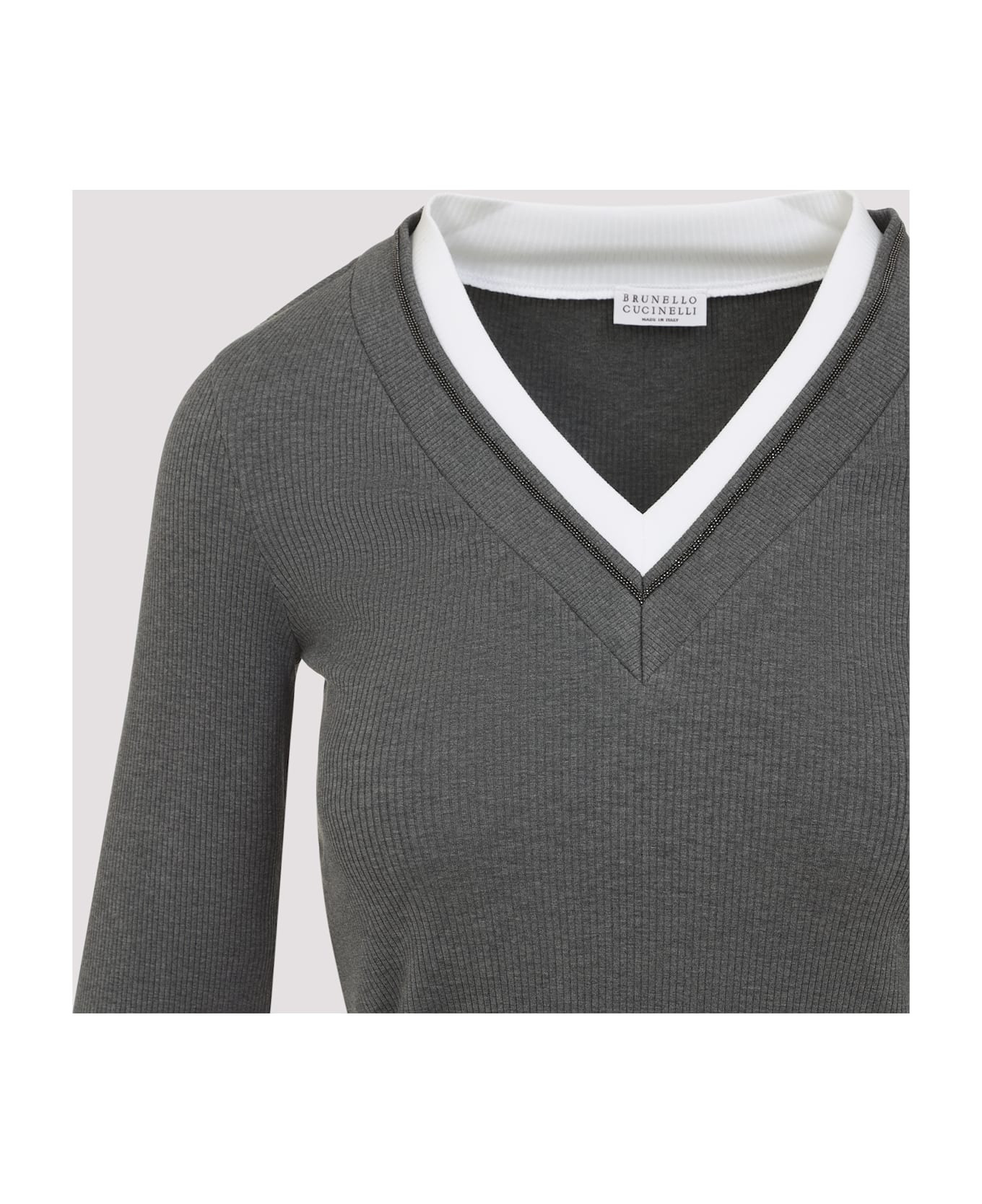 Ribbed Long Sleeves Top - 5