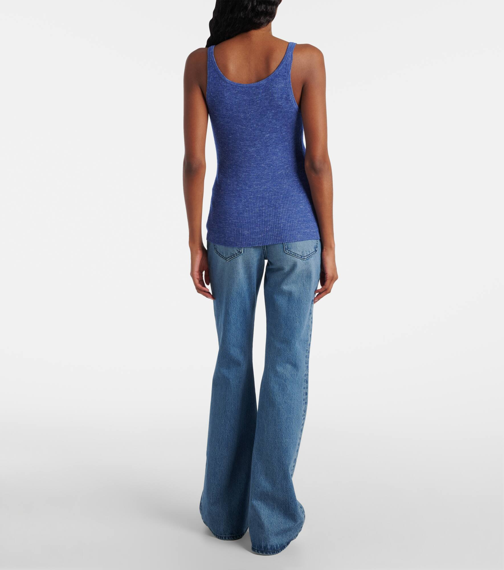 Cinxia cashmere, silk, and hemp tank top - 3