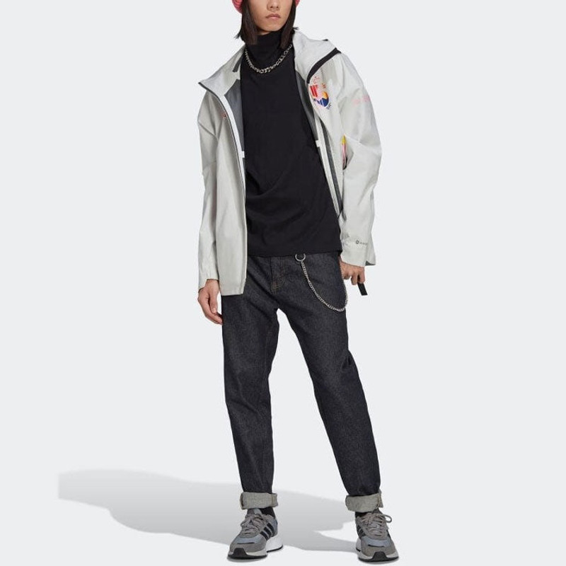 adidas adidas Belgium MYSHELTER Jacket 'Cloud White Pink' HE1438 outlook