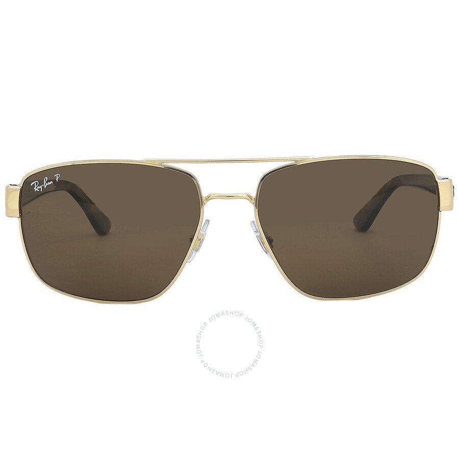 Ray Ban Polarized Brown Classic Aviator Sunglasses RB3663 001/57 60 - 1