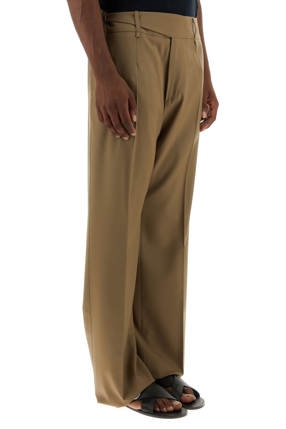Cappuccino stretch wool pant - 3