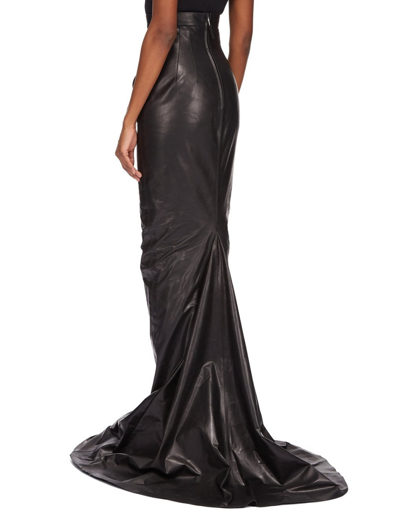 Dirt Pillar maxi leather skirt 3