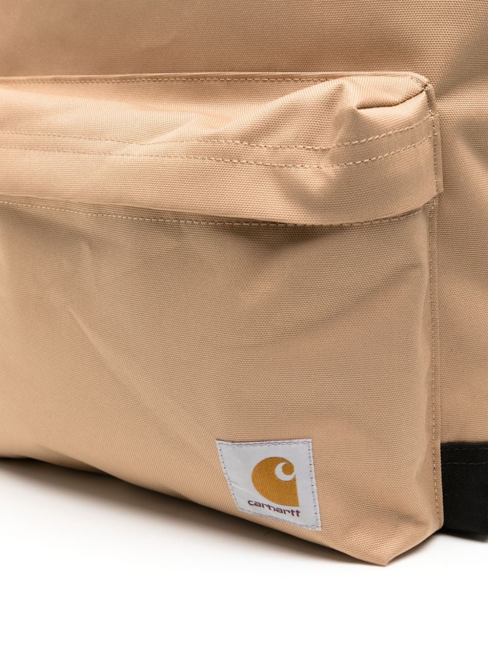logo-patch zip-fastening backpack - 4