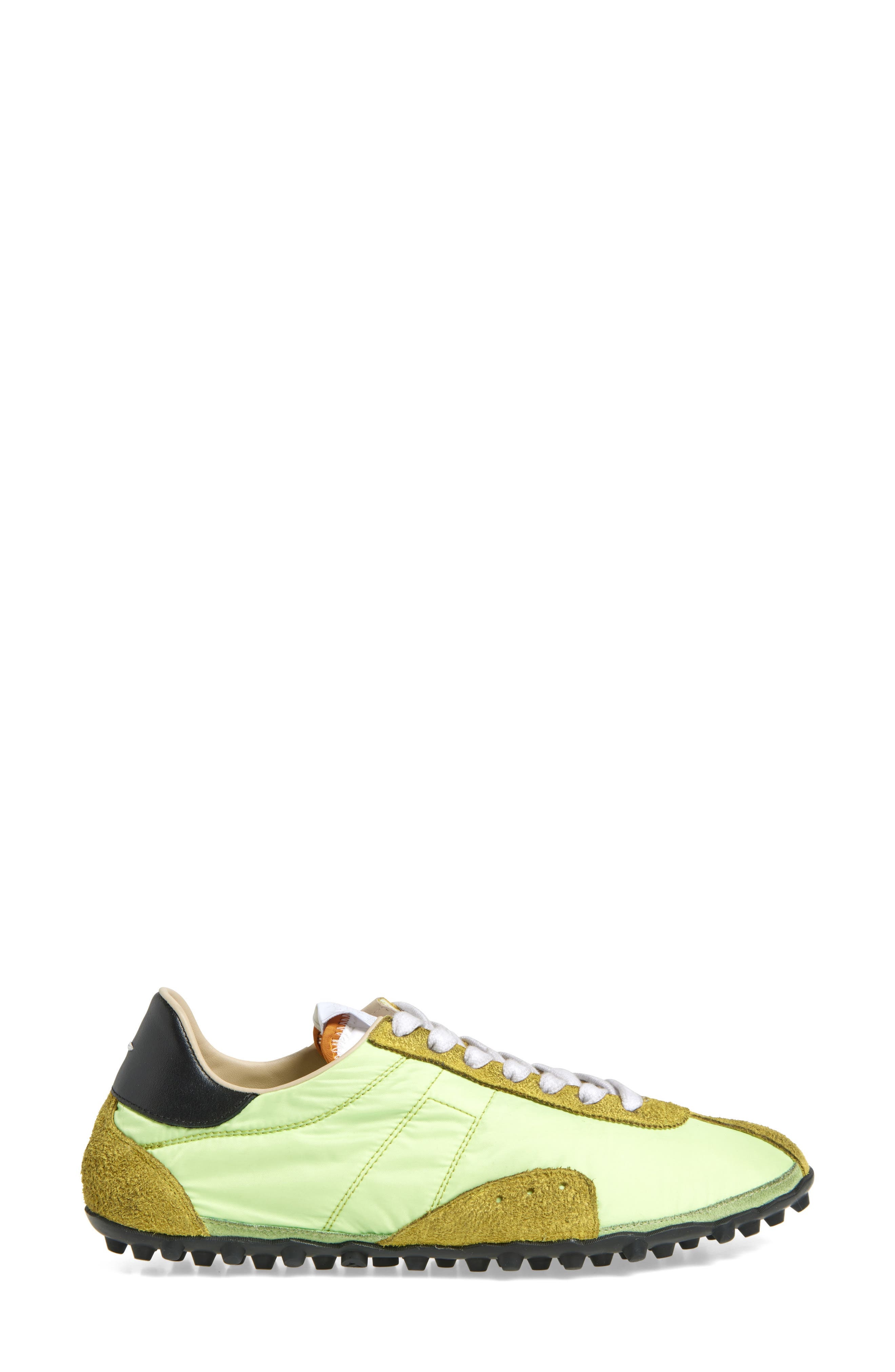 Maison Margiela Sprinter Low Top Sneaker in Butterfly Green/Black at Nordstrom - 3