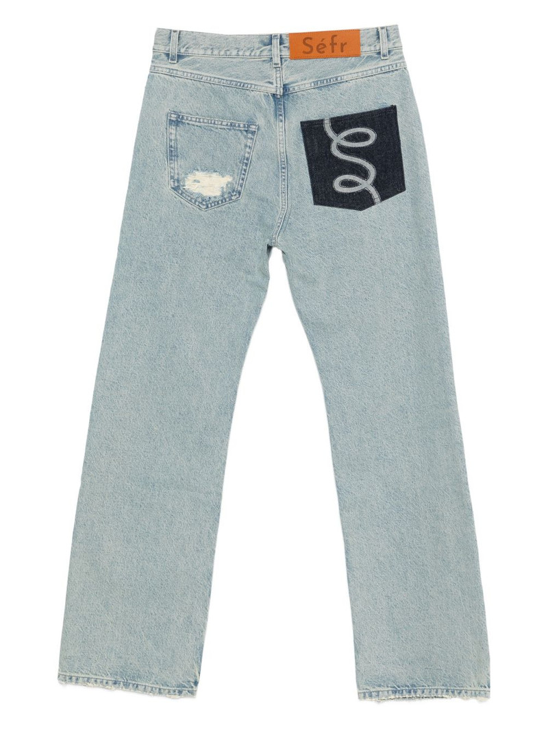 Séfr ripped swirl jeans outlook