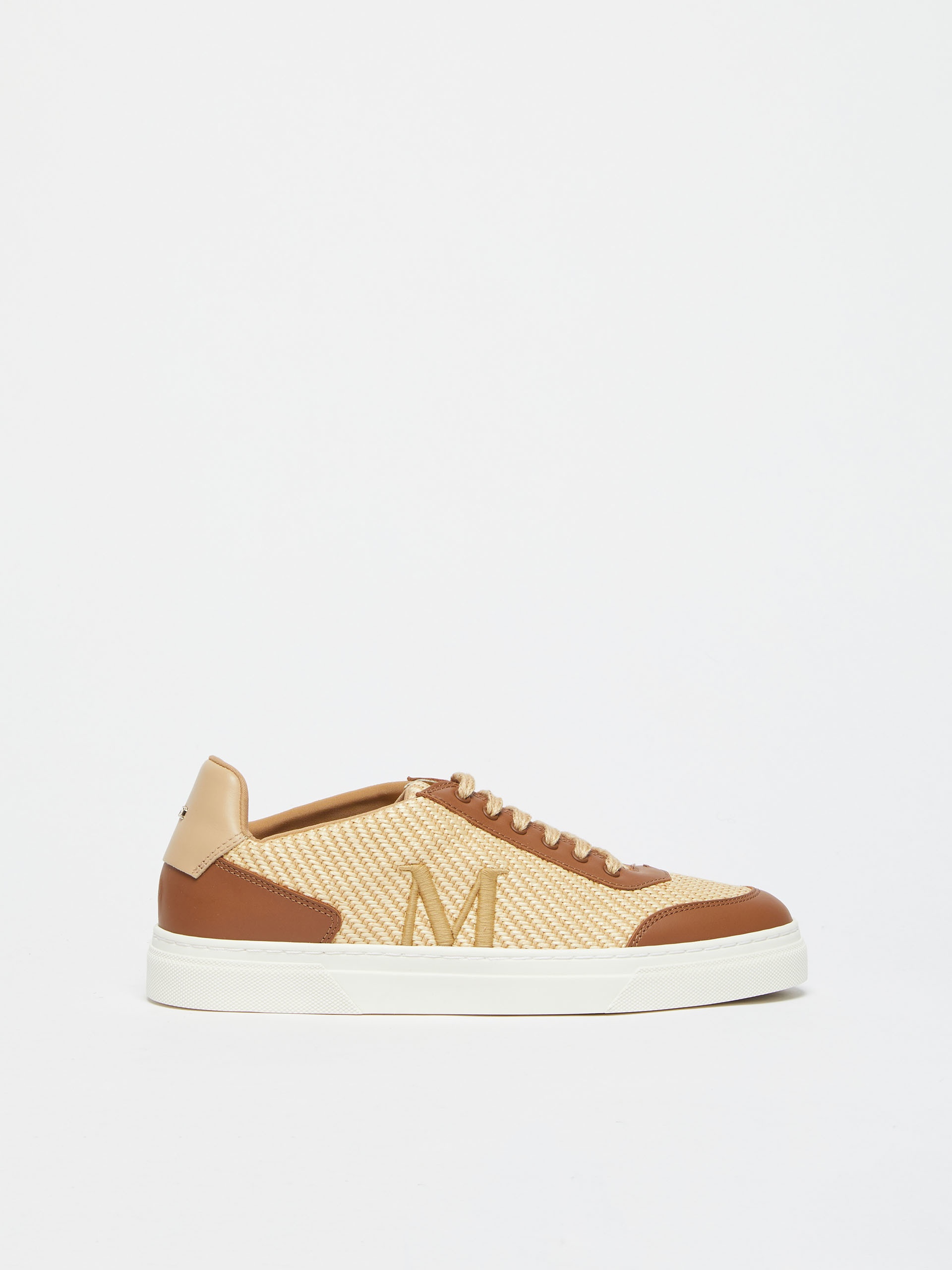 TABA Straw and leather sneakers - 1