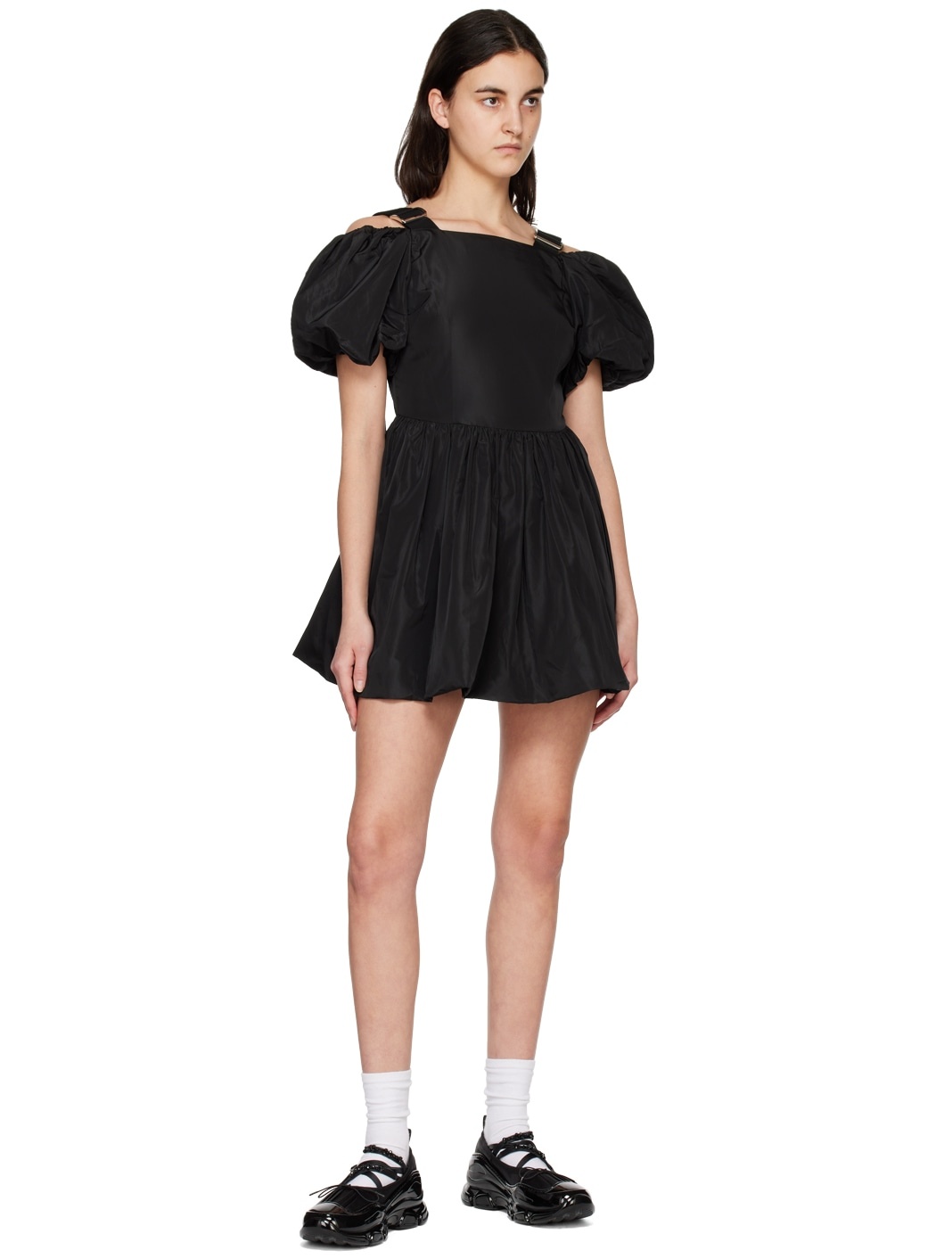 Black Slider Minidress - 4