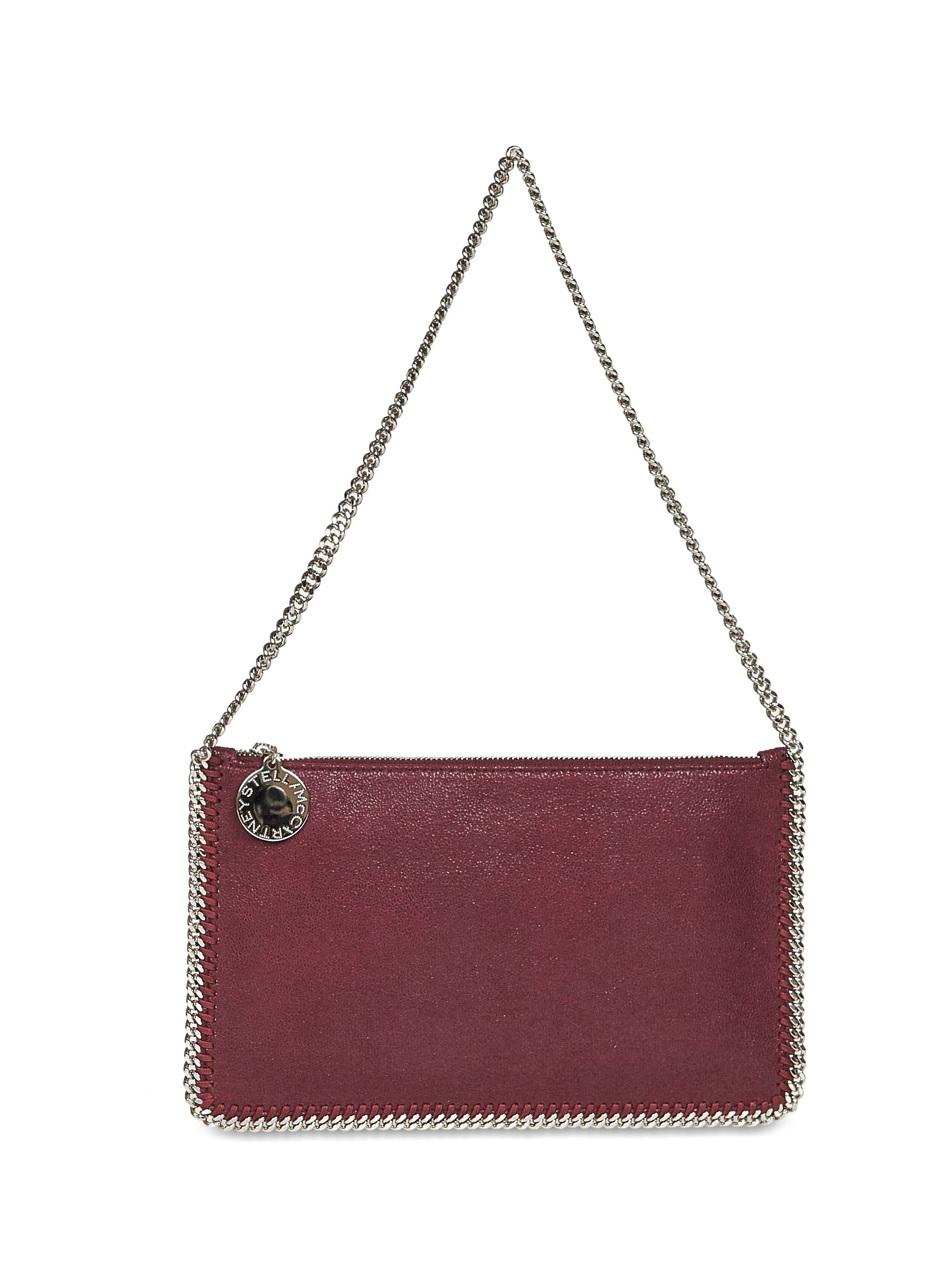 Plum Falabella Pochette shoulder bag - 1