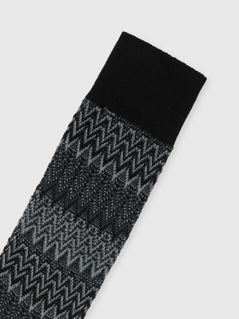 Chevron cotton blend socks 3