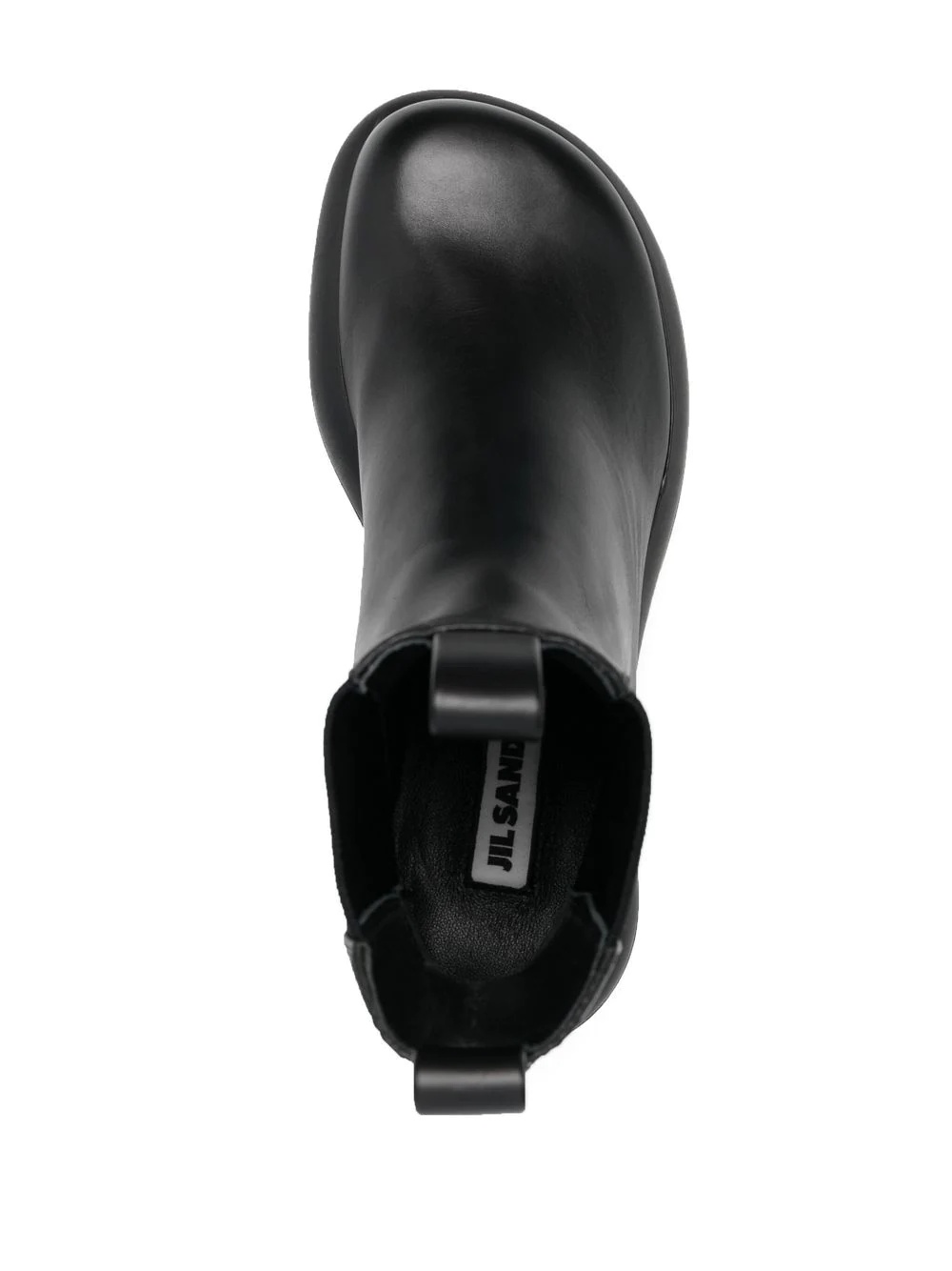 elasticated-panel leather boots - 4
