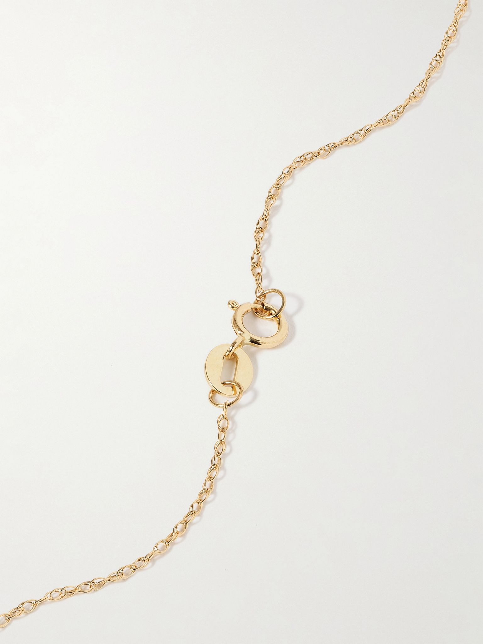 14-karat gold diamond necklace Gold - 3