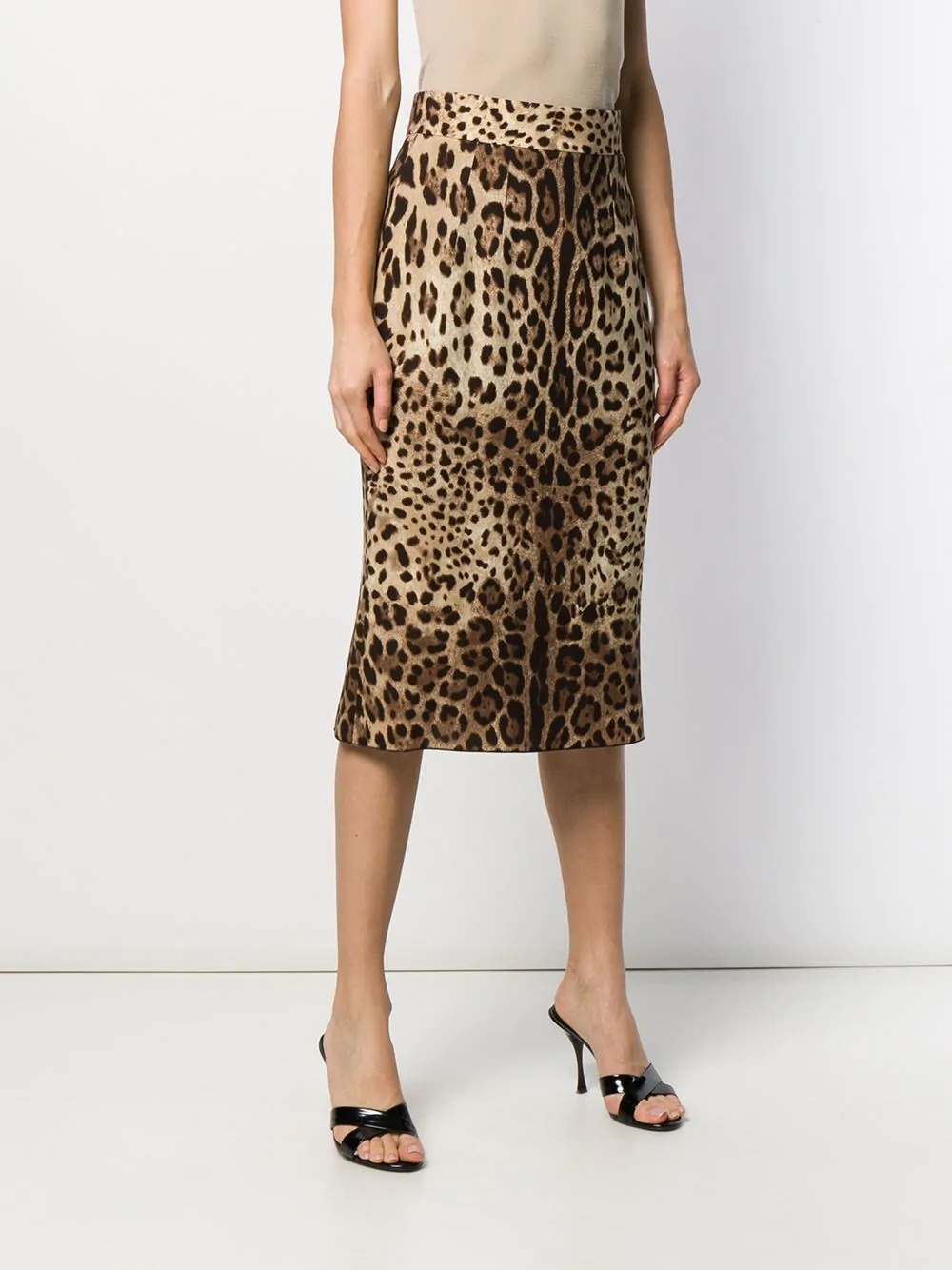 leopard-print skirt - 3