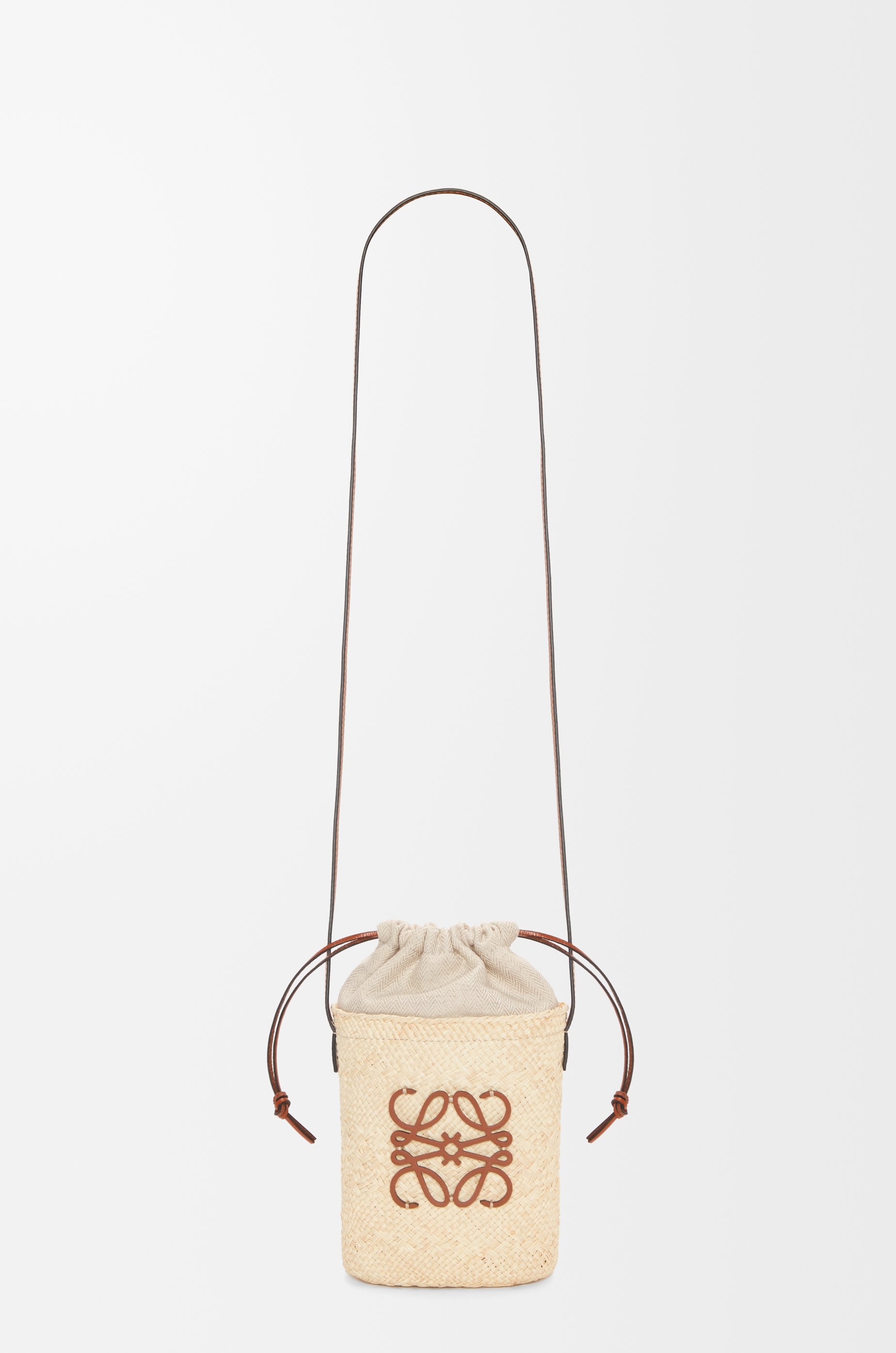 Square pocket in iraca palm and calfskin - 5