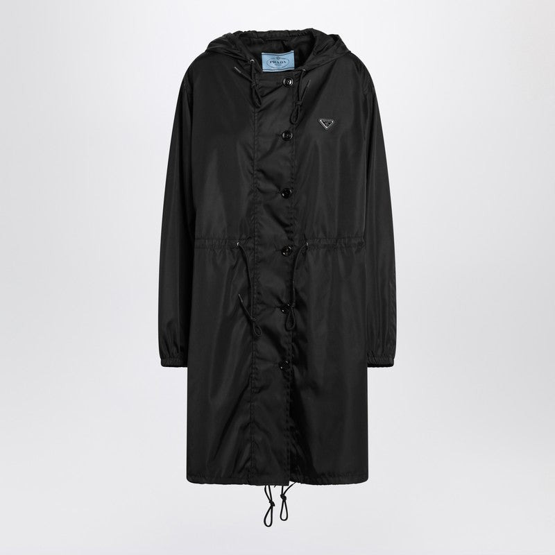Prada Black Raincoat In Re-Nylon Women - 1