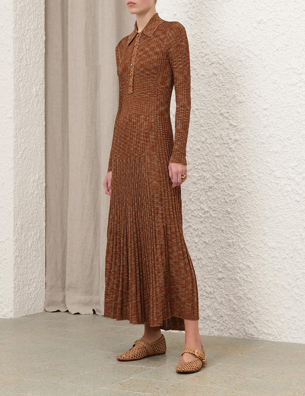 MOULINE MIDI DRESS - 3