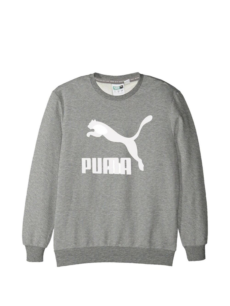 logo-print crew-neck sweatshirt 1