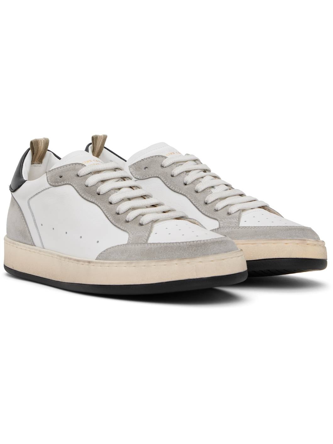 White & Gray Magic 001 Sneakers - 7