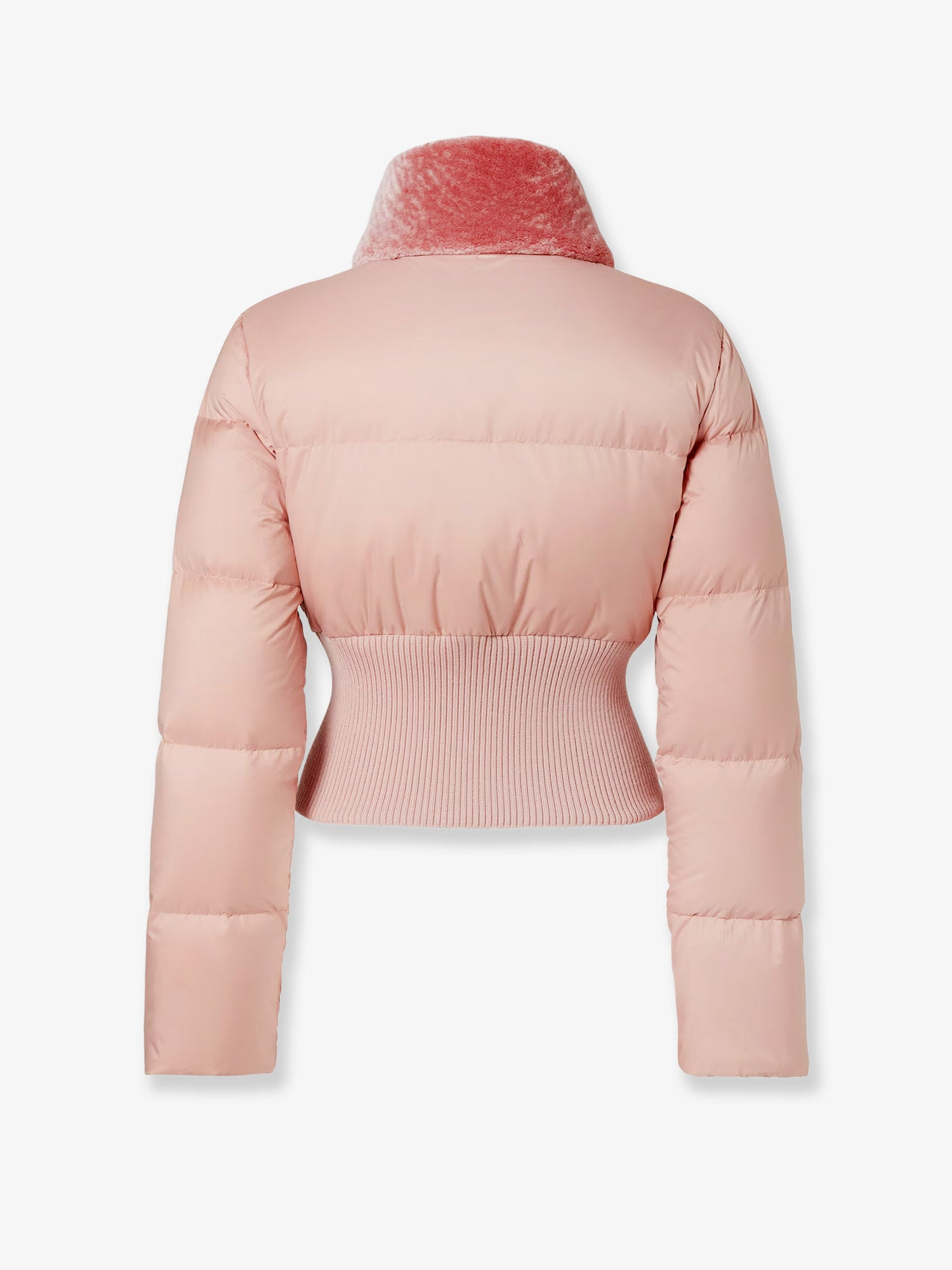 Technical Fabric And Shearling Down Jacket - 2