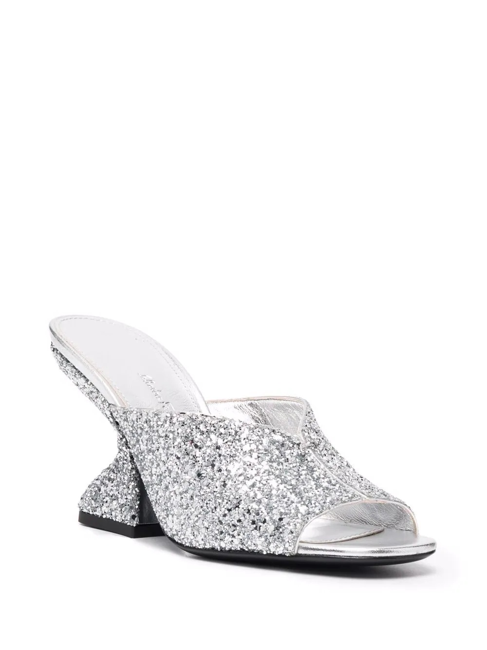 metallic glitter sandals - 2