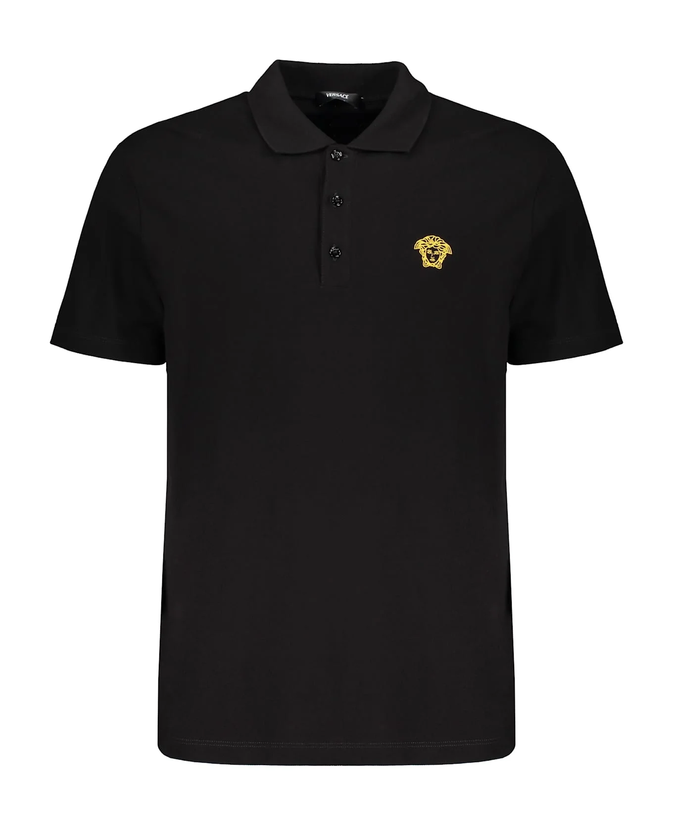 Embroidered Cotton Polo Shirt - 1
