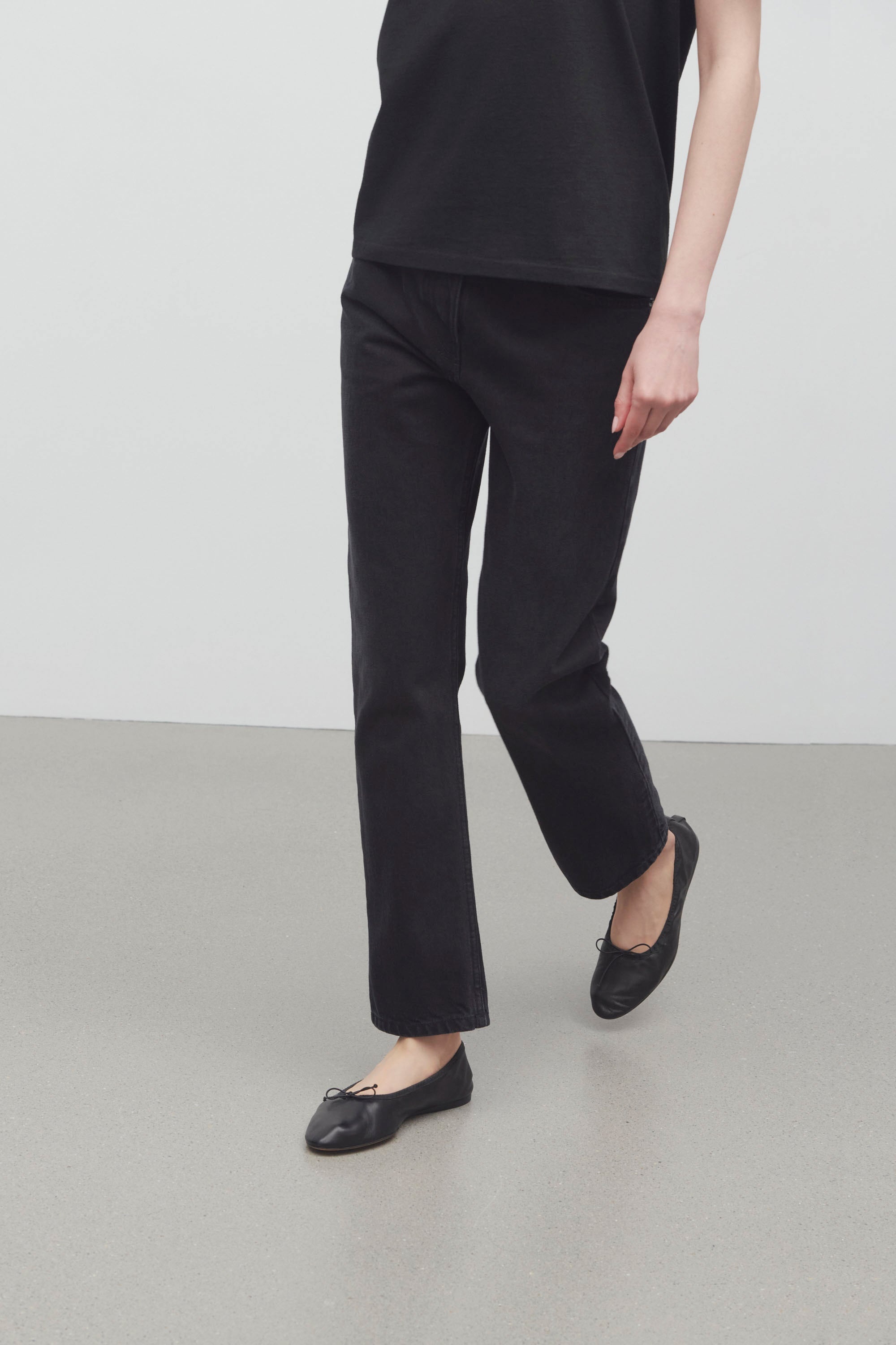 Awar Ballerina Flat in Leather - 4