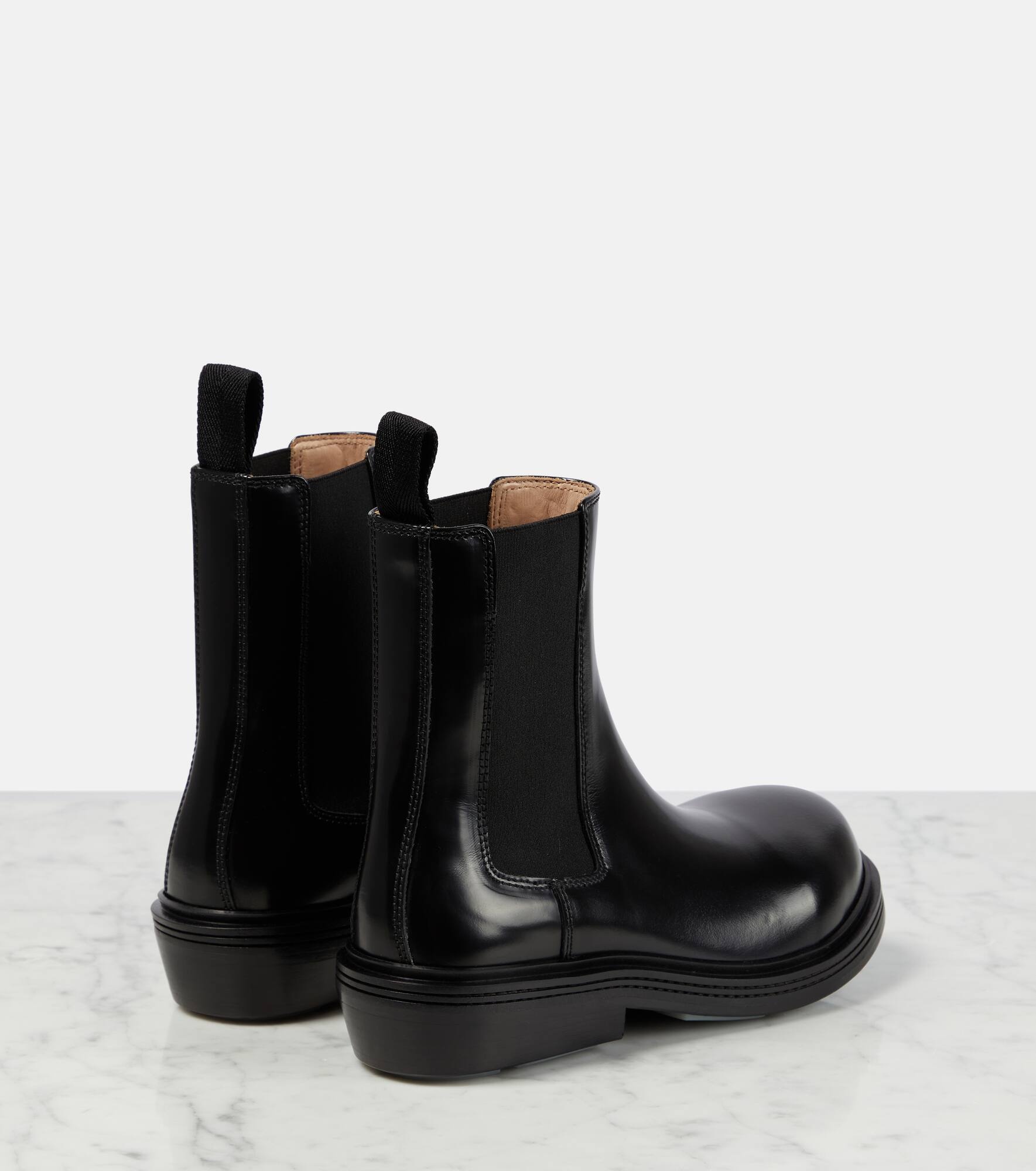 Leather Chelsea boots - 3