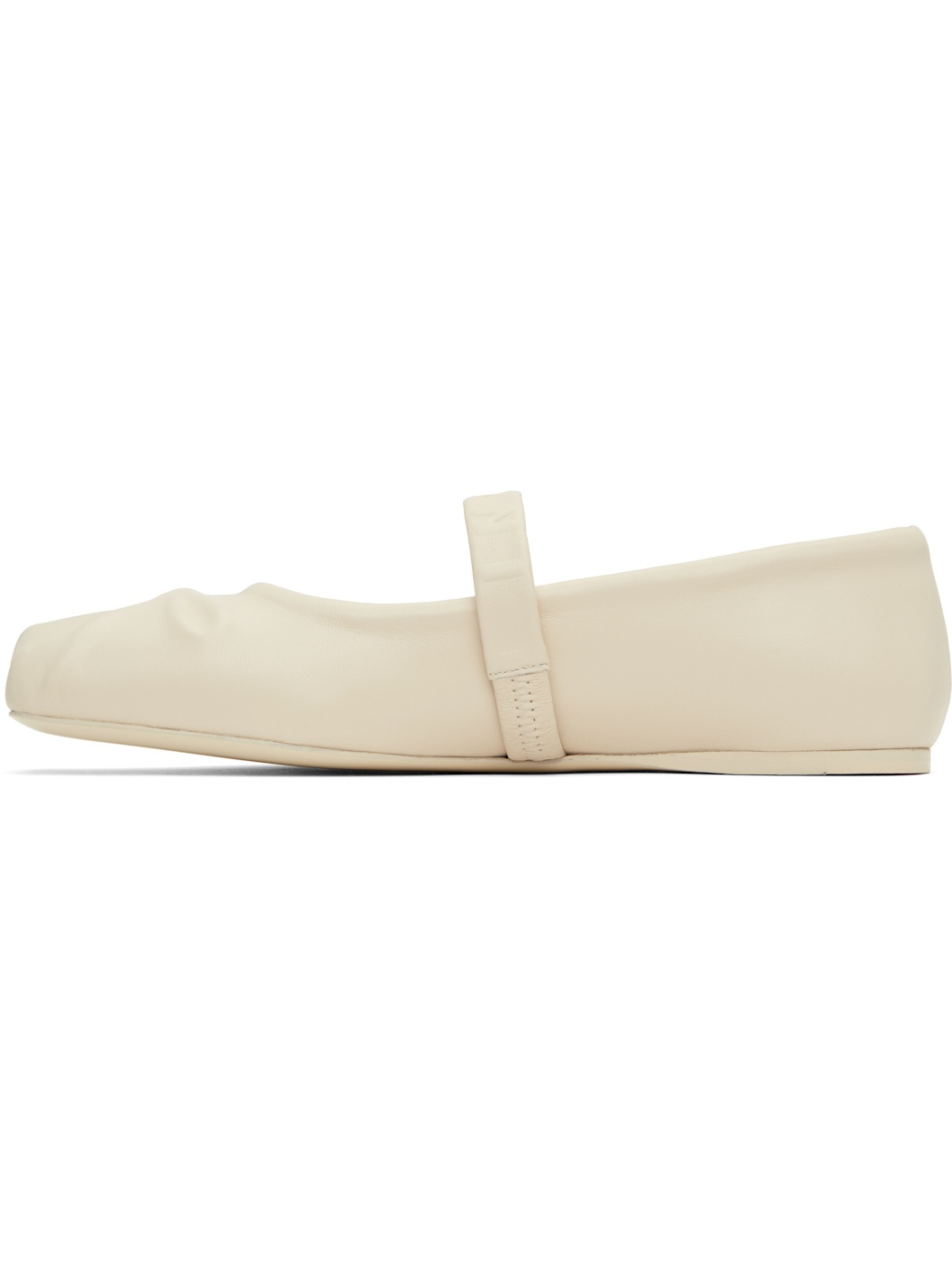 Off-White Little Bow Ballerina Flats - 3