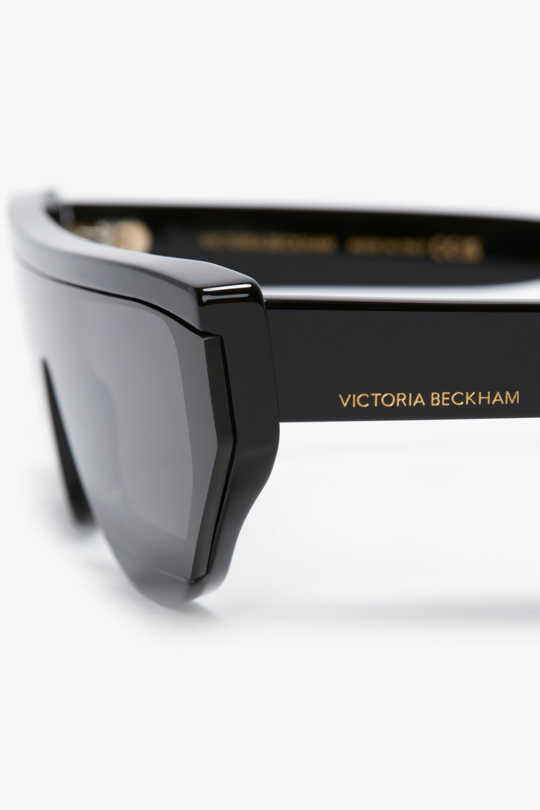 Layered Lens Visor Sunglasses In Black - 4
